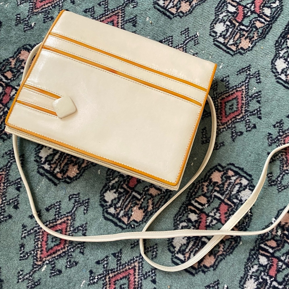 Vintage leather Town Shoes purse made in Italy